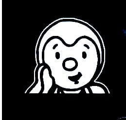 Memo Waving Sticker Decal