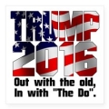 TRUMP 2016 THE DO bumper sticker