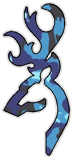 DEER HEAD FILLS Blue Camo