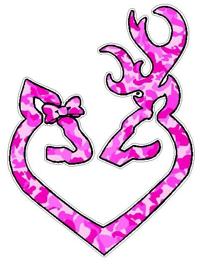 DEER HEART FILLS Pink Camo