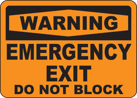 Exit Entrance Signs and Banners 36