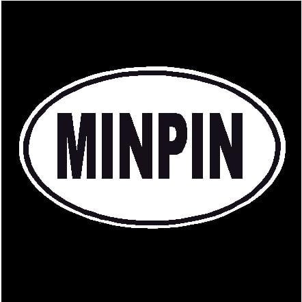 Miinpin Oval Dog Decal