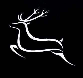 running-deer-car-decal