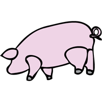 Pink Floyd Pig Decal