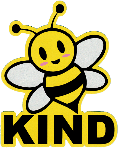 B KIND BEE STICKER