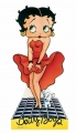 BETTY BOOP DOG LOOKING UP SKIRT STICKER