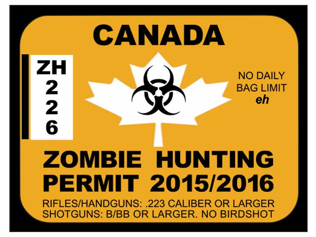 CANADA ZOMBIE