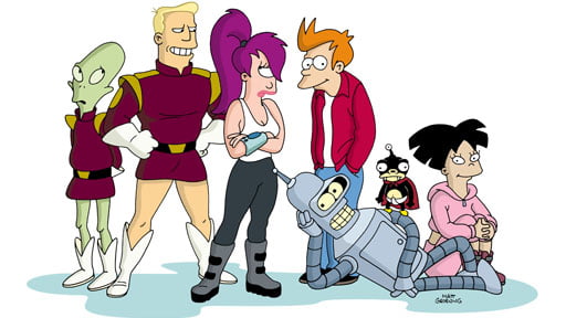Futurama Cast Decal