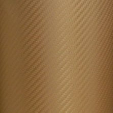 Carbon Fiber Adhesive Vinyl Sheet Decal GOLD