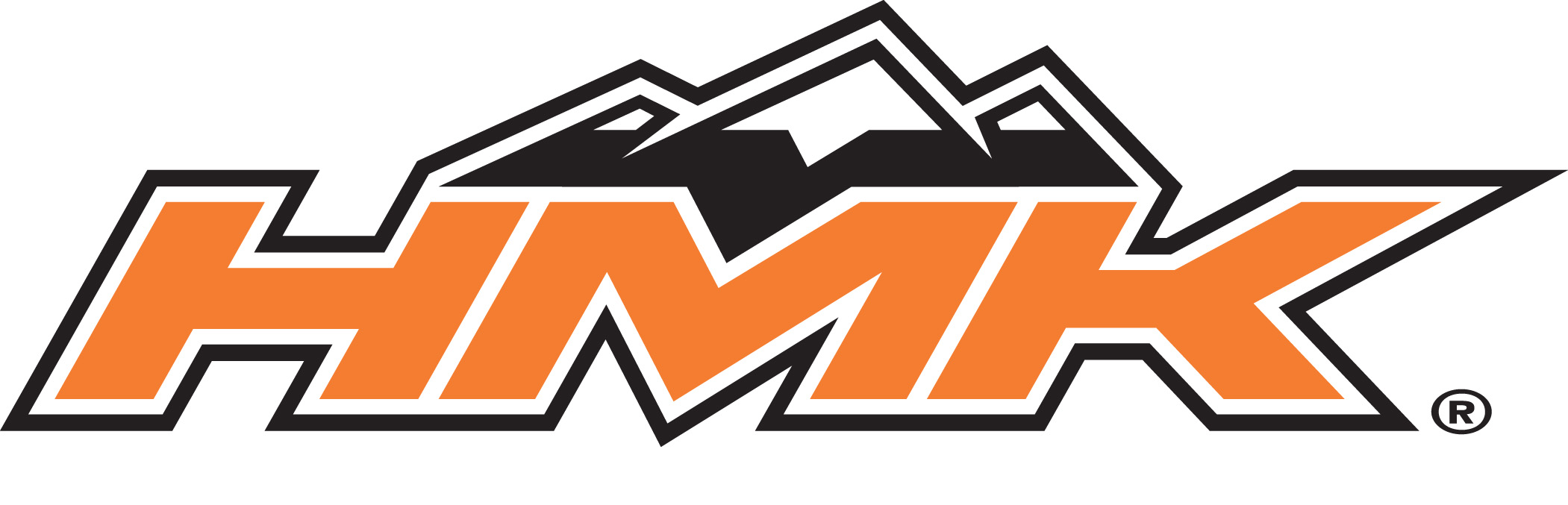 HMK LOGO snowmobile funny color auto sticker