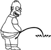 Homer Peeon Die Cut Decal