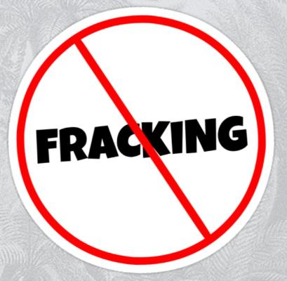 No Fracking STICKER