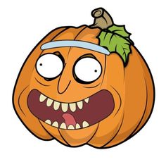 Rick and Morty x Pumpkin Rick