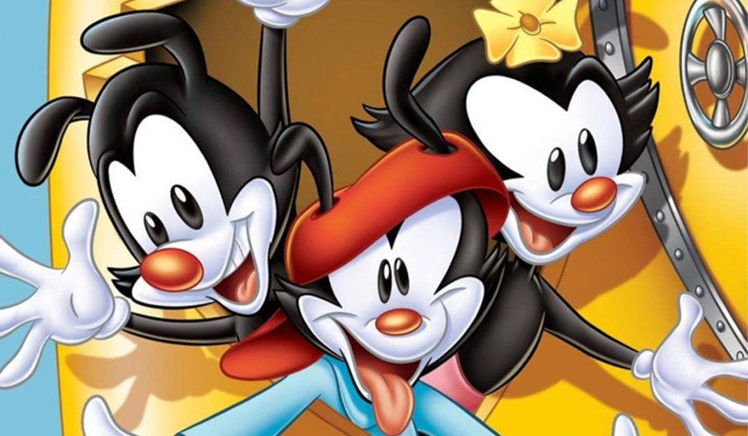 Animaniacs Yakko Wakko and Dot WB Sticker