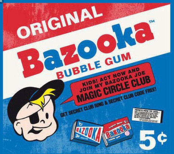 BAZOOKA JOE CANDY 4