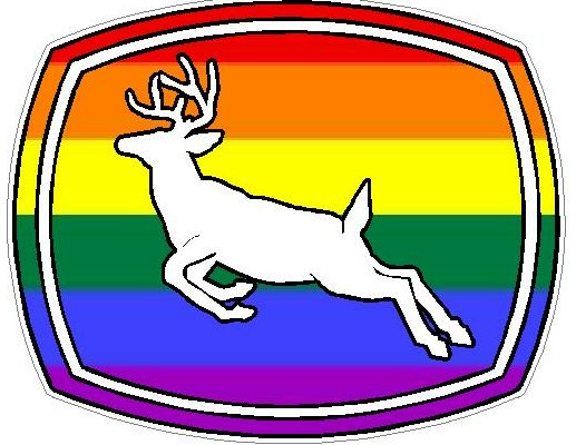 Deer Logo - PRIDE FLAG