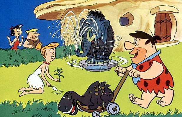 Flintstones and Rubbles Color Decal Sticker