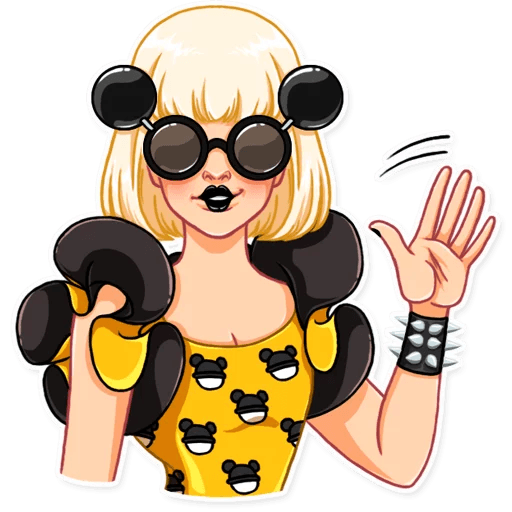 Lady Gaga_Band Sticker 5