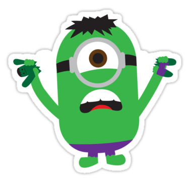Minion Hulk Sticker