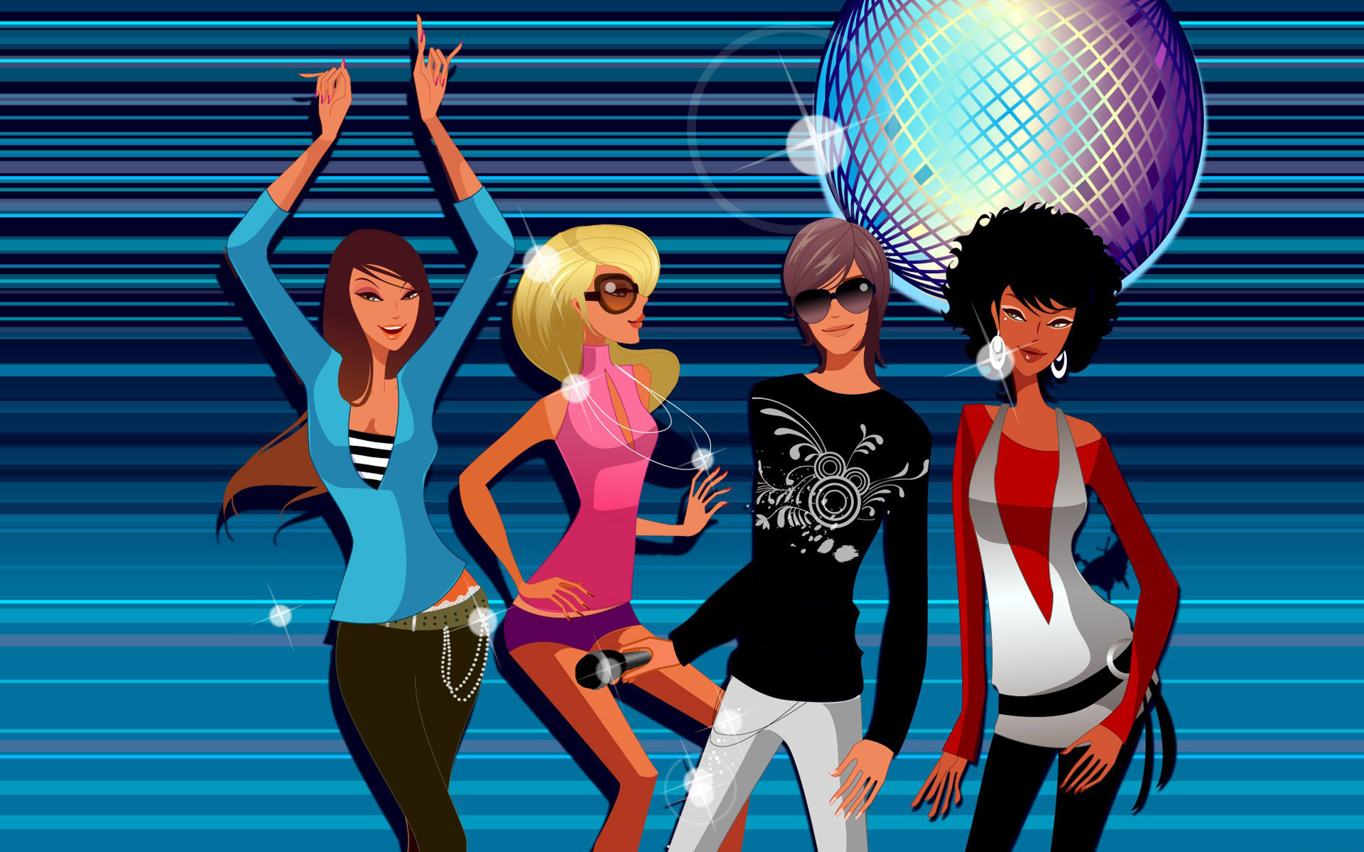 psychedelic faces wall decal car sticker 27