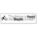 the believer is happy bumper sticker