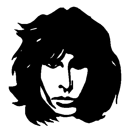 Jim Morrison Vinyl Decal