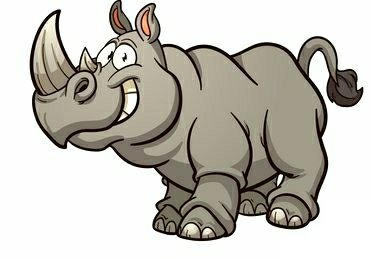 African Animal Cartoon Sticker 3