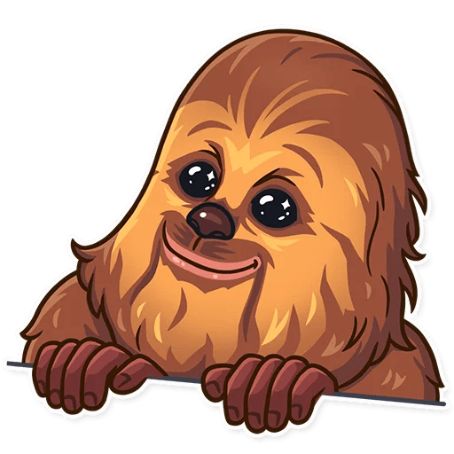 chewbacca wookiee star wars sticker 6