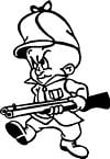 Elmer Fudd Decal