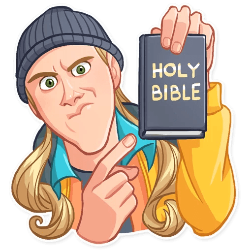 jay and silent bob funny cartoon wall sticker 22