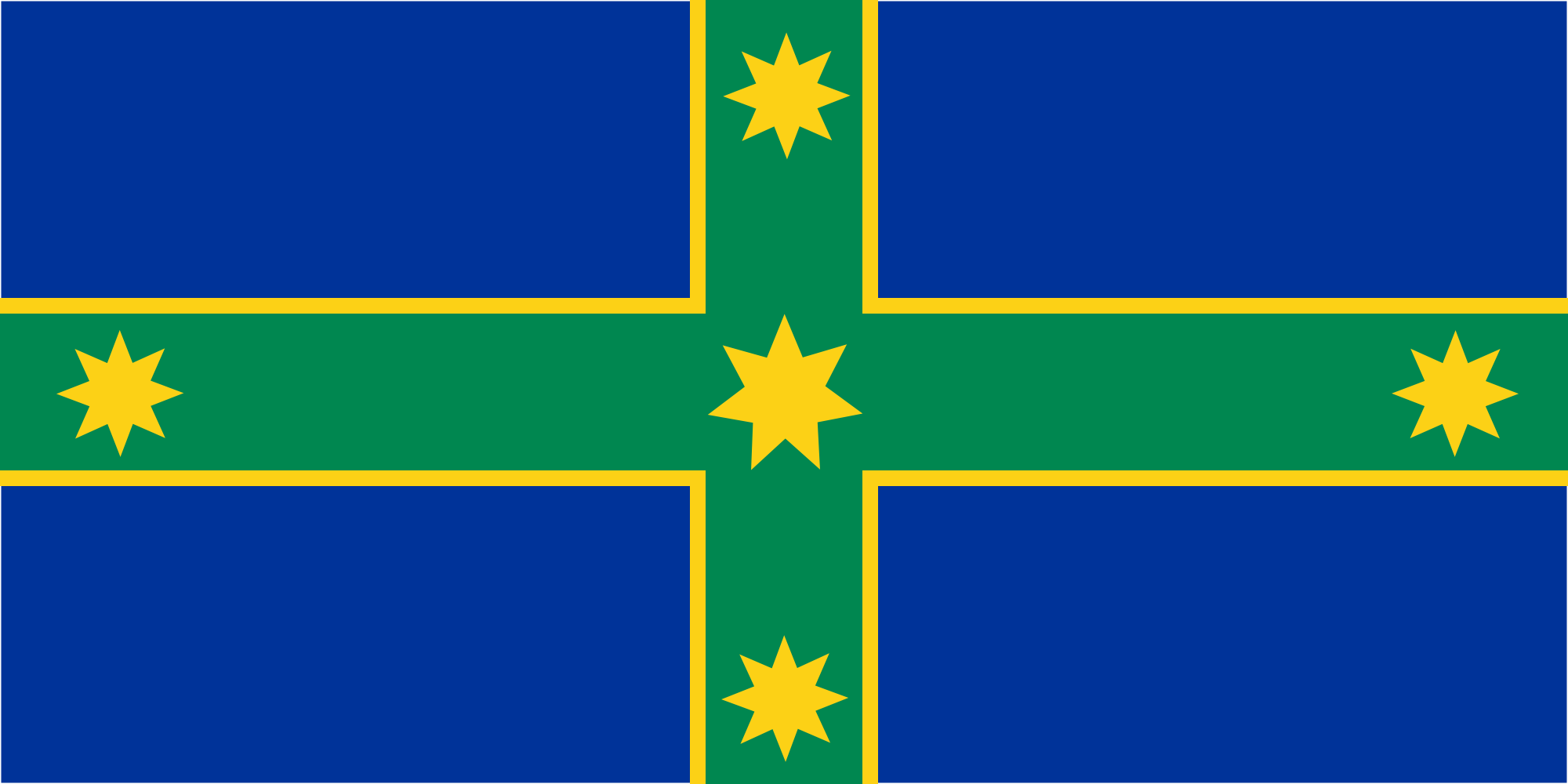 AUSTRALIA REBEL EUREKA FLAG GREEN GOLD