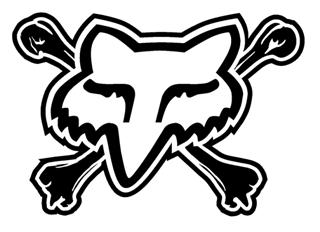 DIE CUT AUTO FOX STICKER DESIGN 08