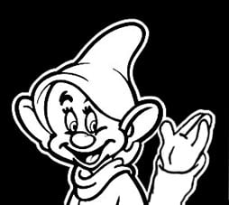 Dopey Wave Decal Sticker