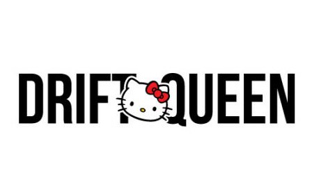 Drift Queen funny color auto sticker
