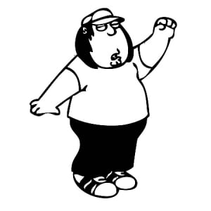 Family Guy Die Cut Stickers2