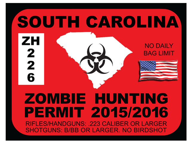 SOUTH CAROLINA ZOMBIE