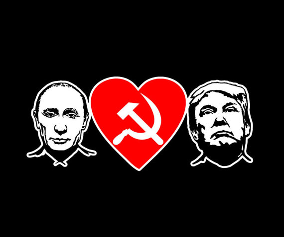 2020 putin LOVES trump FUNNY car STICKER