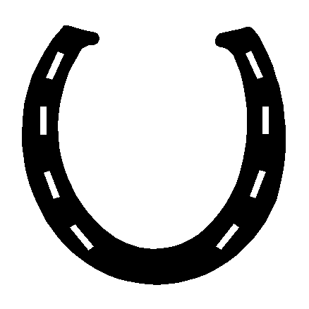 Horse Shoe car decal
