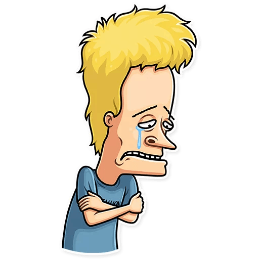 beavis and butthead mtv funny cartoon sticker_17