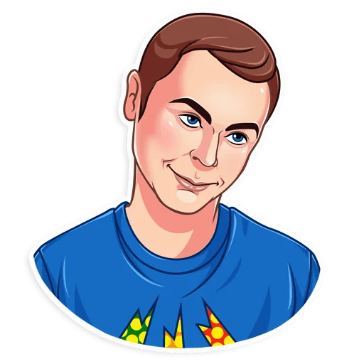 big bang sheldon cooper tv show sticker 13