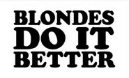 blondes do it better die cut decal