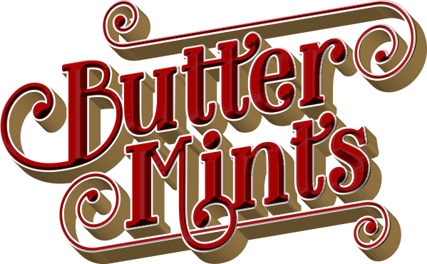 BUTTER MINTS CANDY LOGO