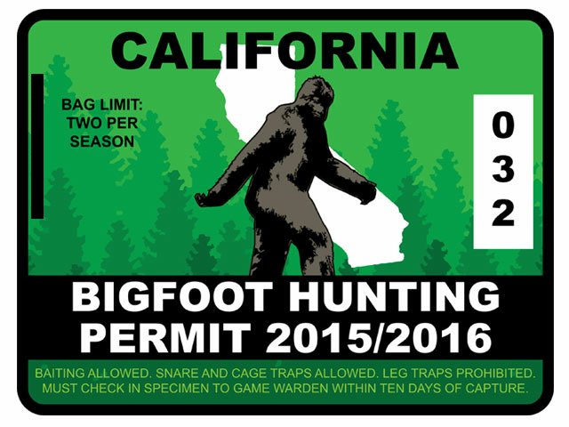 CALIFORNIA BIGFOOT
