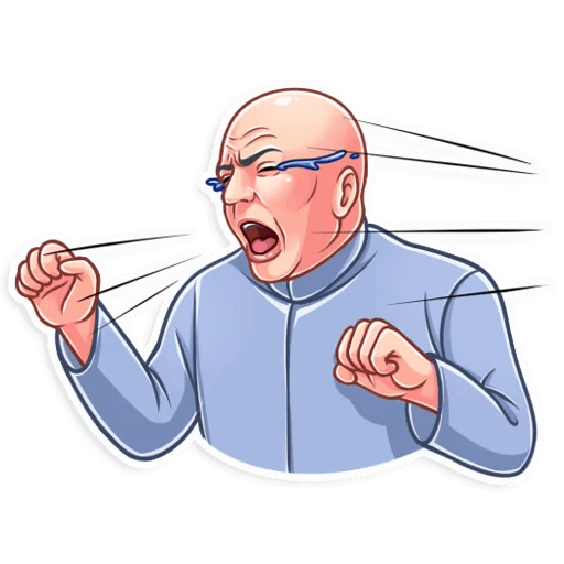 dr evil funny tv show sticker 18