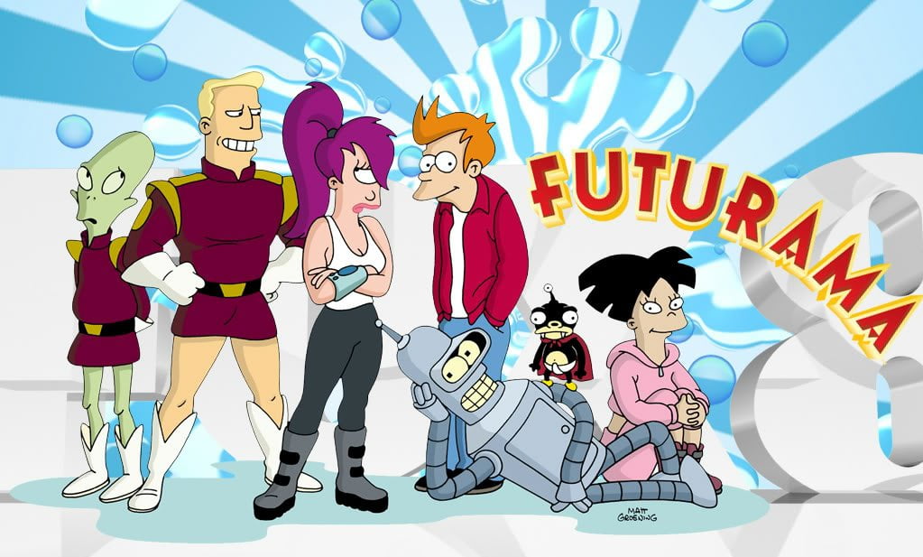 Futurama Cast Decal 2