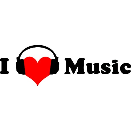i love music bumper sticker