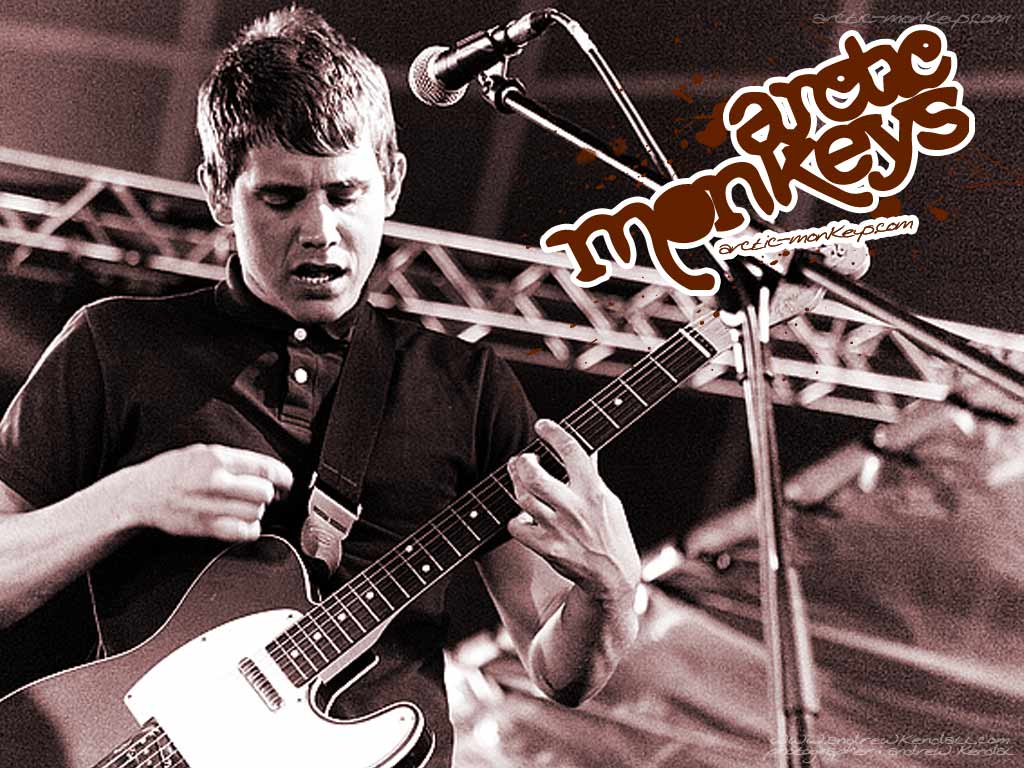 Arctic Monkeys 2 Color Band Sticker