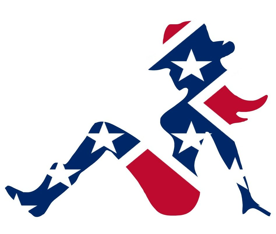 Cow Girl Rebel Flag Southern Sticker