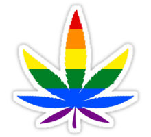 LGBT WEED STICKER