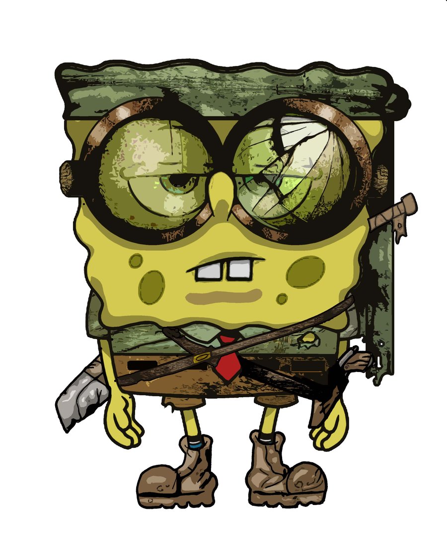 spongebob apocalypse sticker